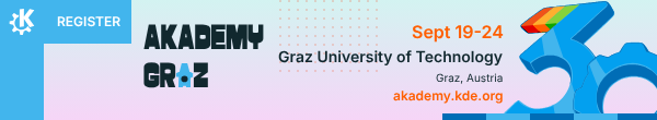 I'm going to KDE Akademy 2026 banner